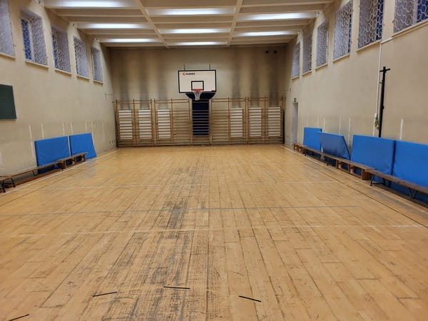 Sala gimnastyczna w Szkole Podstawowej nr 23 w Bytomiu